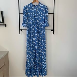 Asos Blue Floral Maxi